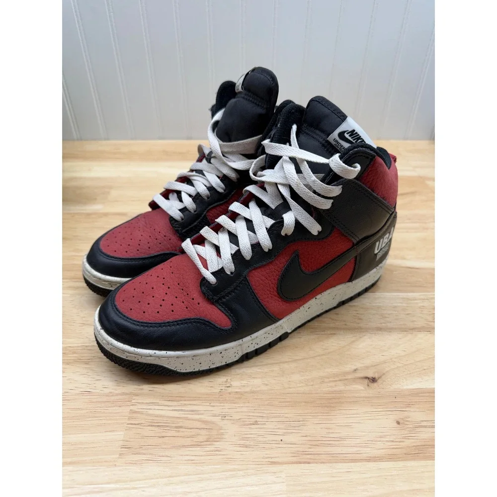 Nike Dunk High 1985 Undercover UBA Gym Red Black Sneakers DD9401-600 Mens Size 8